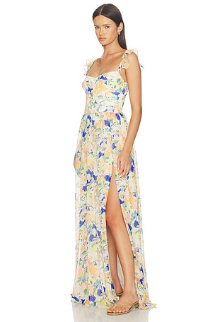 Amanda Uprichard x REVOLVE Maxi Dress in Peach