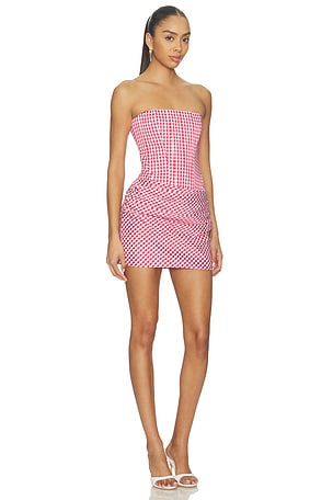 Amanda Uprichard Mariah Dress in Red