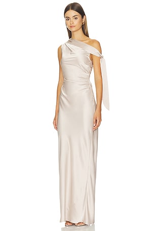Amanda Uprichard Naomi Gown in Brown. Size S. Also