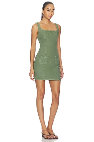 Amanda Uprichard Aiden Dress in Olive