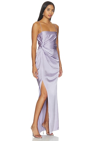 Amanda Uprichard Jean Gown in Purple. Size M. Also