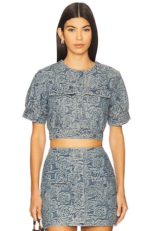 Bello Short Sleeve Jacket Amanda Uprichard