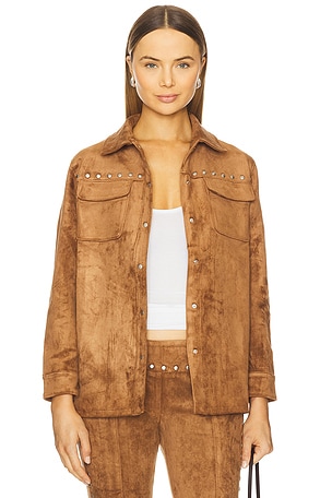 x REVOLVE Nirvana Suede Jacket Amanda Uprichard