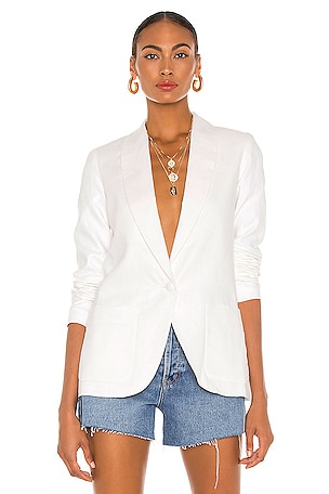 X REVOLVE Linen Shawl Blazer Amanda Uprichard