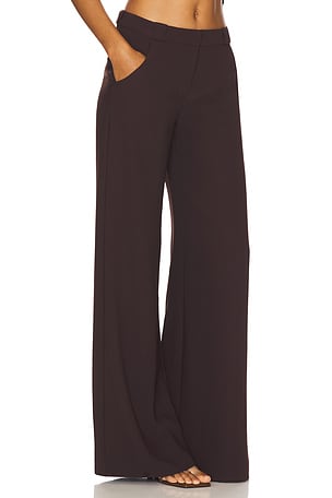 Amanda Uprichard x REVOLVE Saddler Pants in Brown
