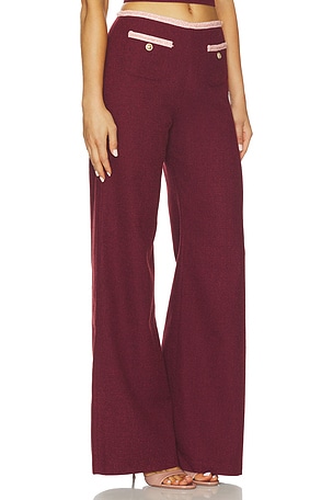 Amanda Uprichard x REVOLVE Windsor Pant in Wine