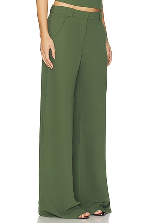 Amanda Uprichard x REVOLVE Saddler Pants in Green. Size XS. Also