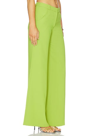 Amanda Uprichard Saddler Pants in Green. Size XS. Also