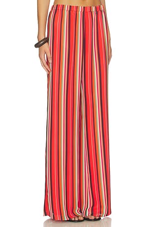 Amanda Uprichard PANTALON MARIKO en Orange,Crème