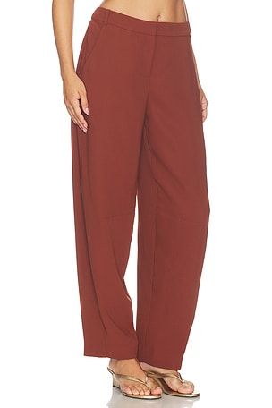 Amanda Uprichard Bernice Pants in Brown. Size XS. Also