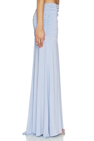 Amanda Uprichard Leo Skirt in Baby Blue