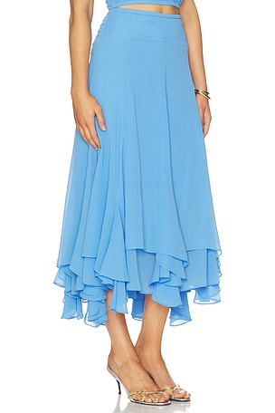 Amanda Uprichard Monterey Skirt in Blue