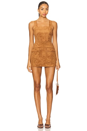 x REVOLVE Yorke Skort Suede Romper Amanda Uprichard