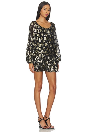 Amanda Uprichard Dallas Romper in Black