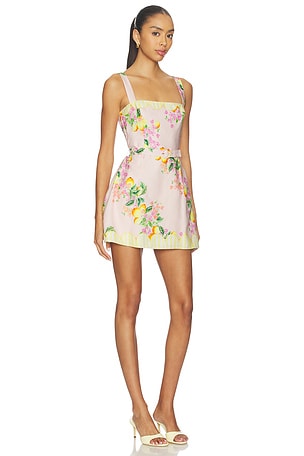 Amanda Uprichard Judie Romper in Blush