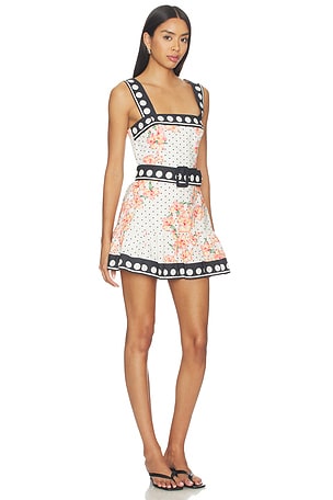 Amanda Uprichard x REVOLVE Lena Skort Romper in Pink,White