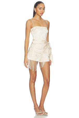 Amanda Uprichard Marrakesh Romper in Ivory