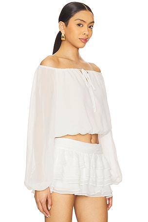Amanda Uprichard Dallas Top in Ivory