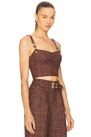 Amanda Uprichard x REVOLVE Blythe Top in Brown