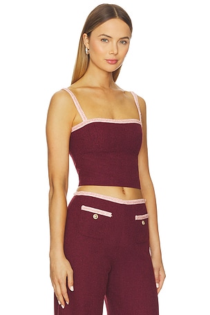 Amanda Uprichard x REVOLVE Windsor Top in Wine