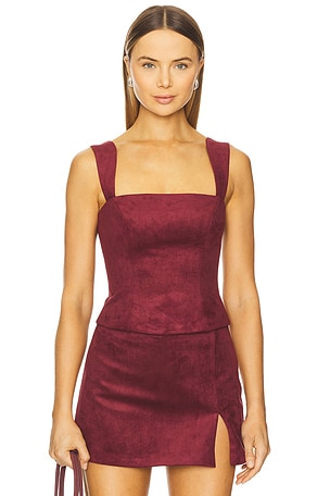 Ceronne Suede Top Amanda Uprichard