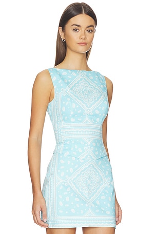 Amanda Uprichard Ines Top in Baby Blue