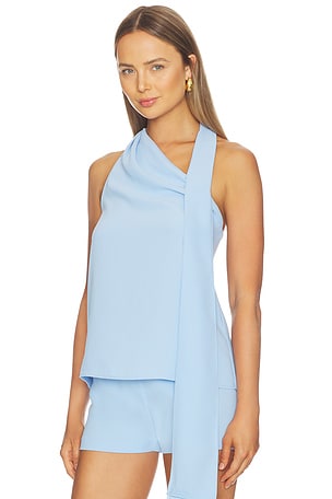 Amanda Uprichard x REVOLVE Sonya Top with Fringe in Baby Blue