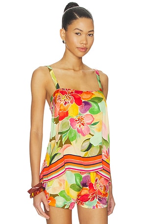 Amanda Uprichard Keyshia Top in Green,Red