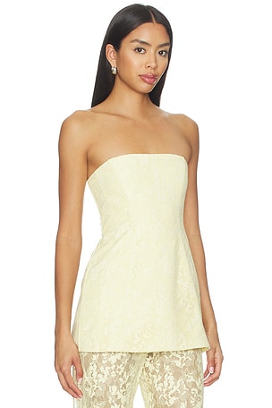 Amanda Uprichard Linda Tunic in Yellow