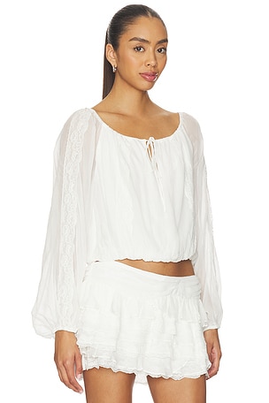 Amanda Uprichard x REVOLVE Dallas Top in Ivory