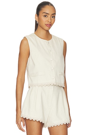 Amanda Uprichard x REVOLVE Lucky Top in Cream