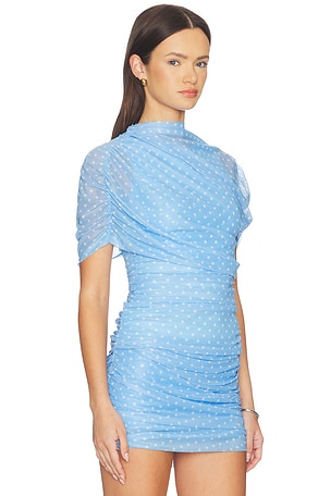 Amanda Uprichard X Revolve Evianna Top in Baby Blue