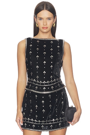 Ines Velvet Top Amanda Uprichard