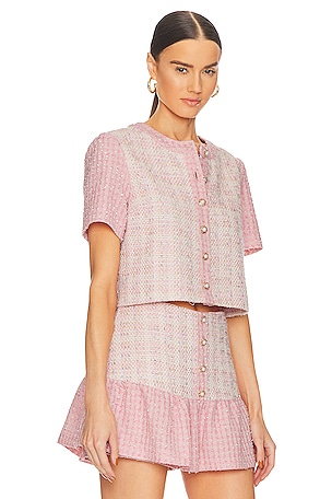 Amanda Uprichard Braswell Top in Pink