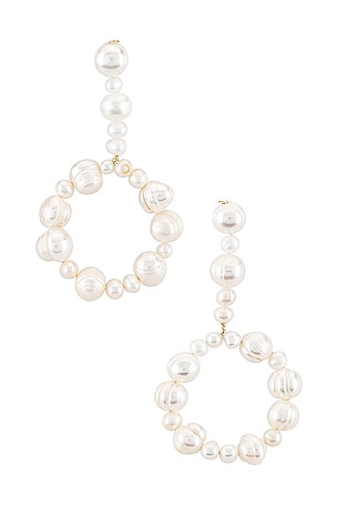 Drop Hoop Earring Amber Sceats