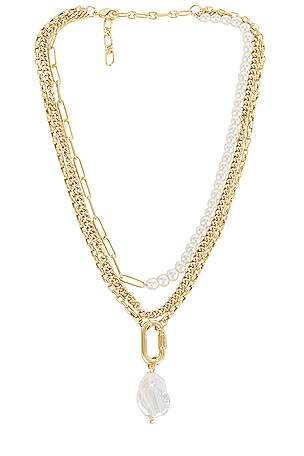 Pearl Layered Necklace Amber Sceats