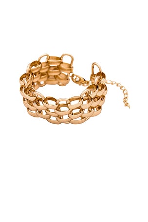 Giles & Brother Skinny Cortina Cuff in Brass | REVOLVE