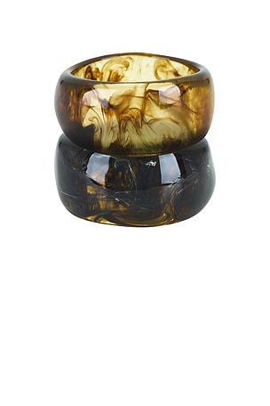 Amber Sceats Rio Bracelet Set in Brown