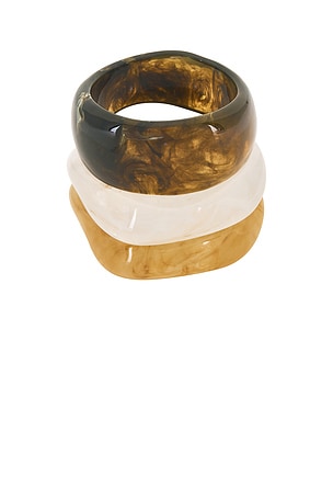 Noah Bracelet Set Amber Sceats