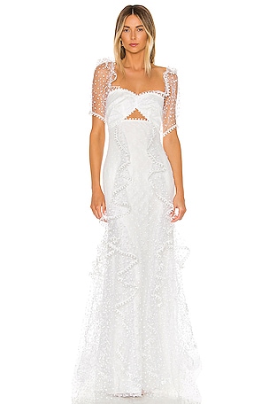 Alice McCall Found You Gown in Porcelain | REVOLVE