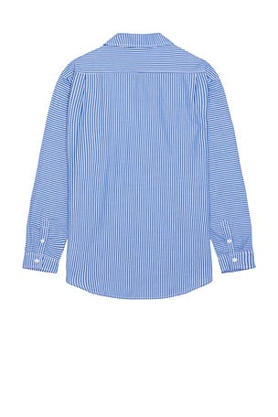 American Ventage T-SHIRT MANCHES LONGUES ZATYBAY en Bleu