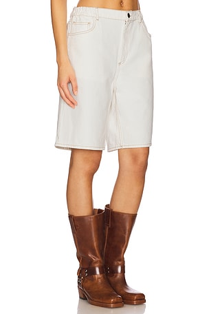 American Vintage Joza Street Shorts in Ivory