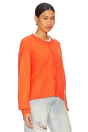 American Vintage Damsville Cardigan in Orange