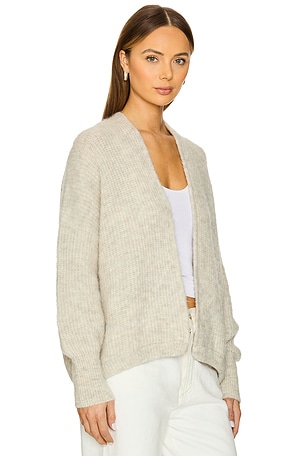 American Vintage East Cardigan in Light Grey, Ivory