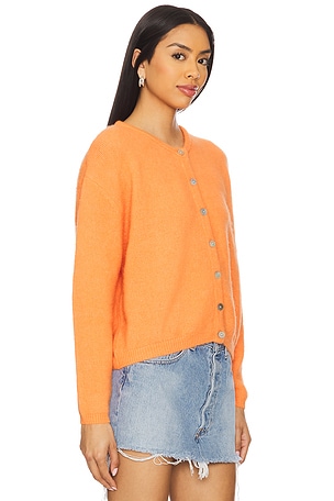 American Vintage Vitow Cardigan in Orange