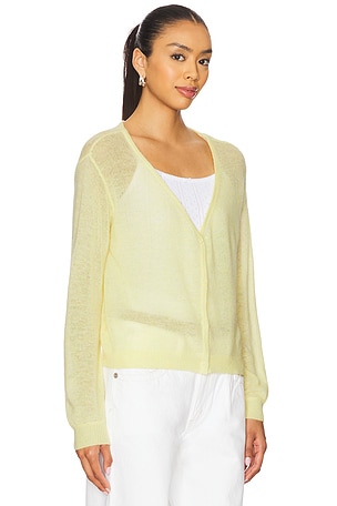 American Vintage Dummy Cardigan in Lemon