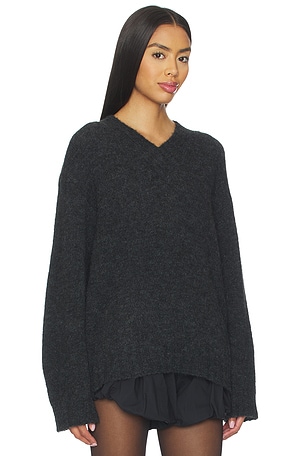 American Vintage Knit Pullover in Grey