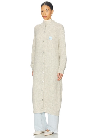 American Vintage East Long Cardigan in Grey