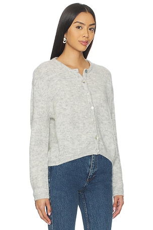 American Vintage Vito Cardigan in Light Grey