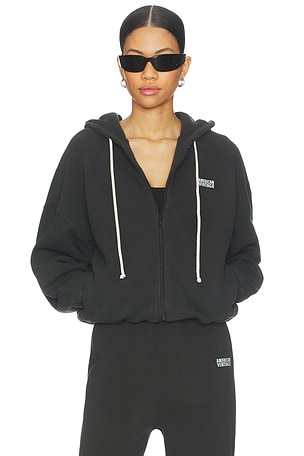 SWEAT À CAPUCHE AVEC GLISSIÈRE IZUBIRD American Vintage